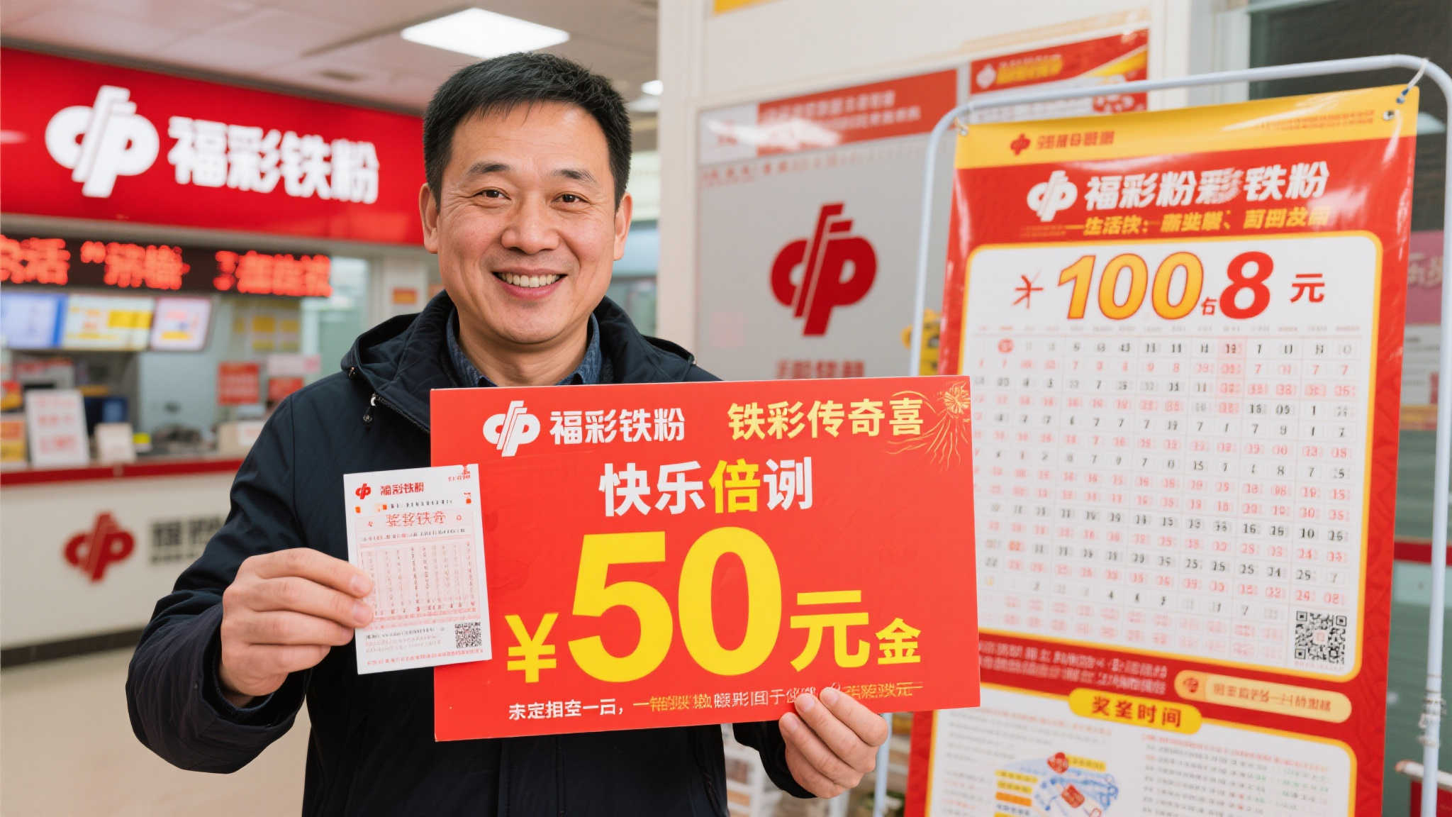 引言：意外之喜 福彩铁粉的中奖传奇
生