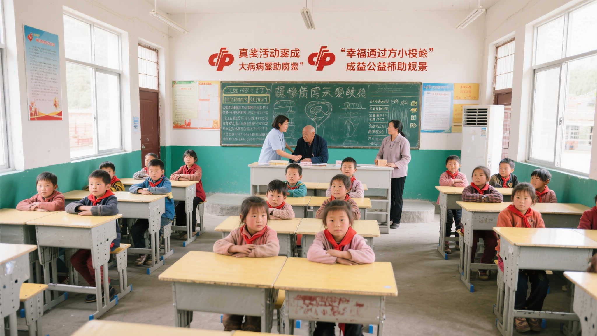 例如，在某些偏远地区，通过福彩公益金资助