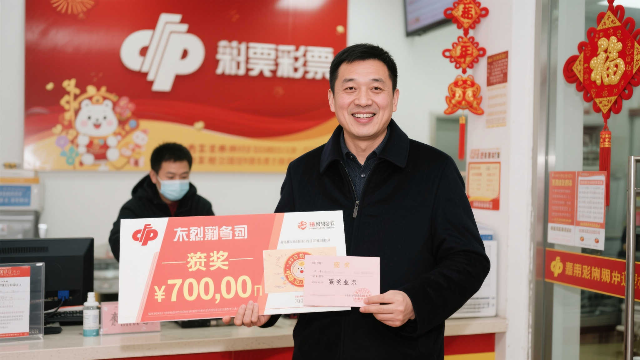 更令人佩服的是，这位男子并没有因为中奖而