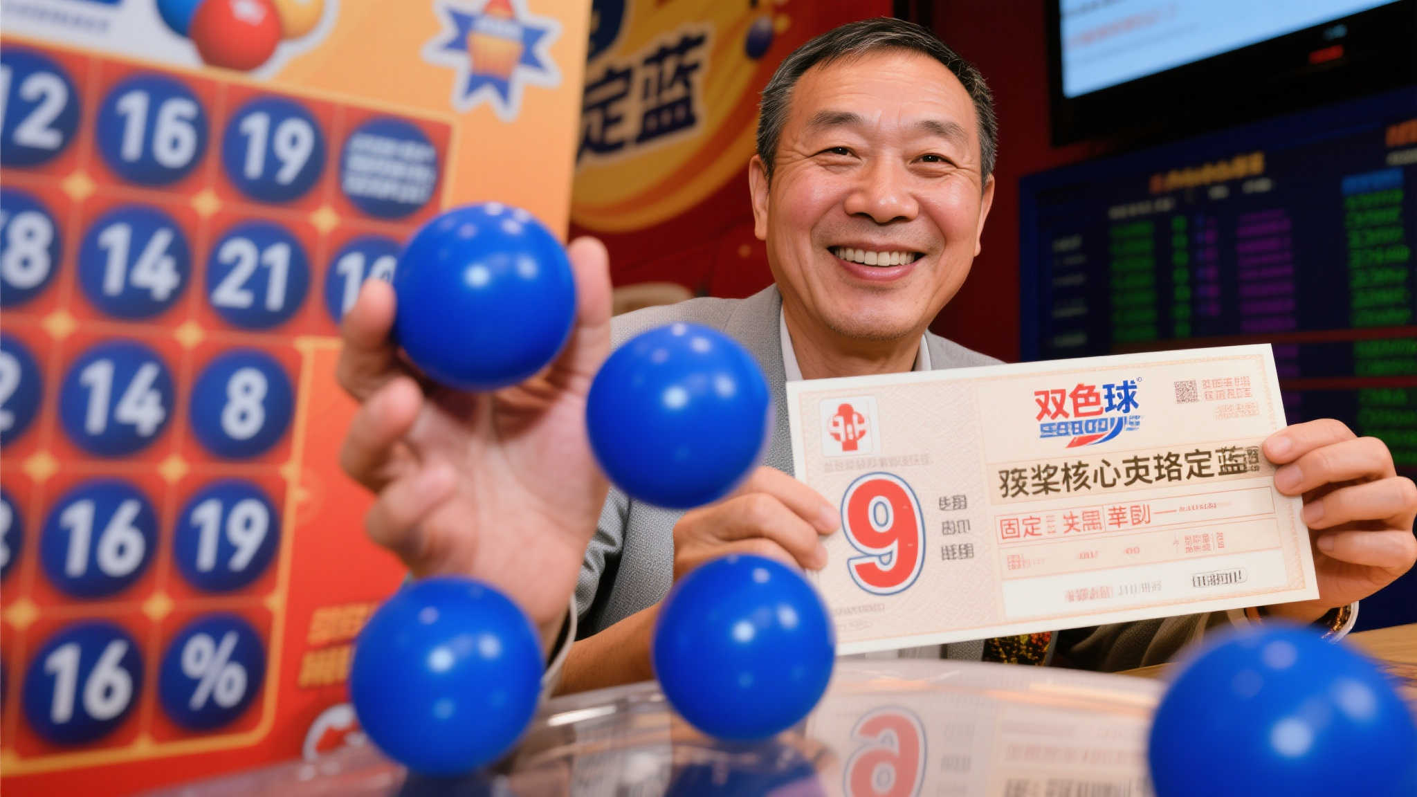 在双色球的规则中，蓝色球的选择往往是决定