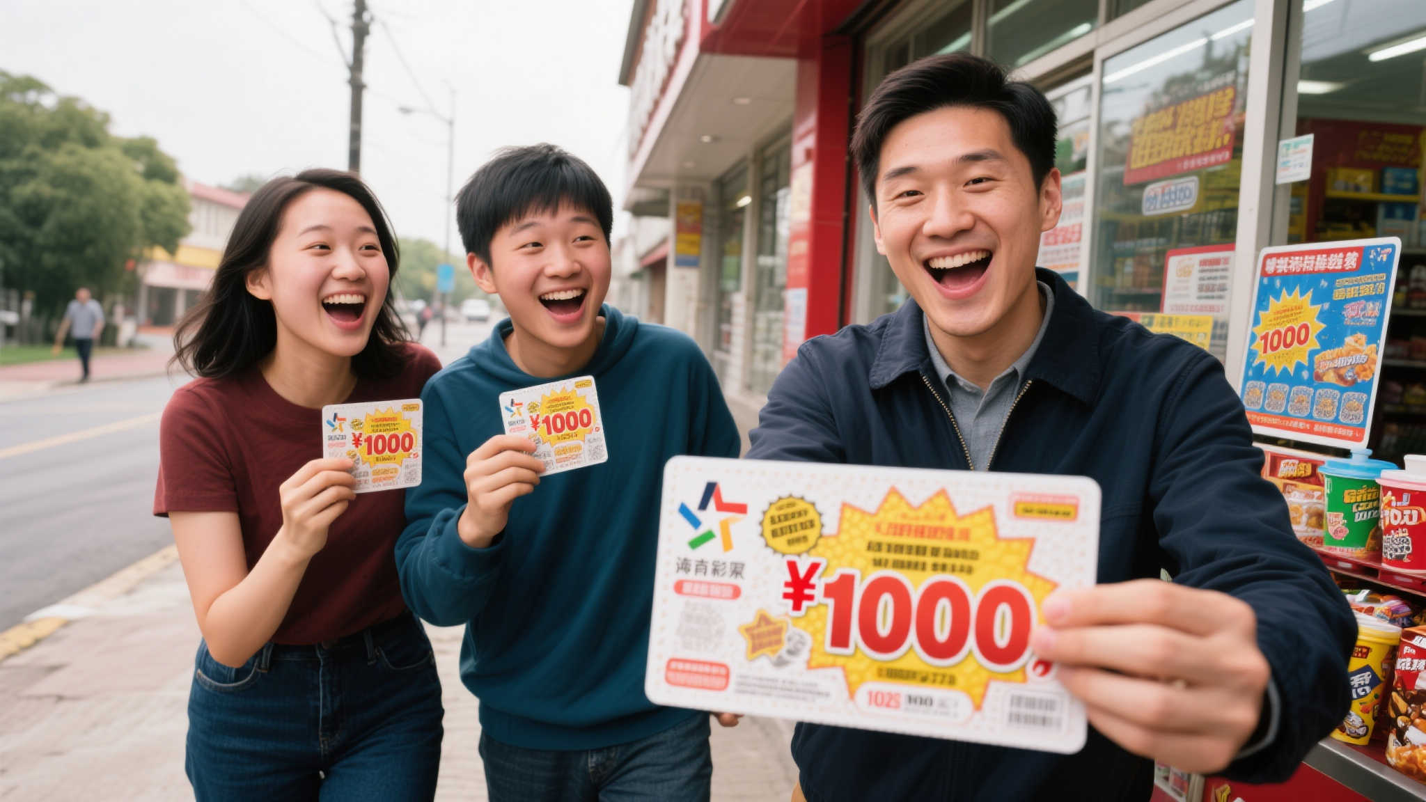 三姐弟随手一刮，竟中体彩10万大奖：惊喜从天而降