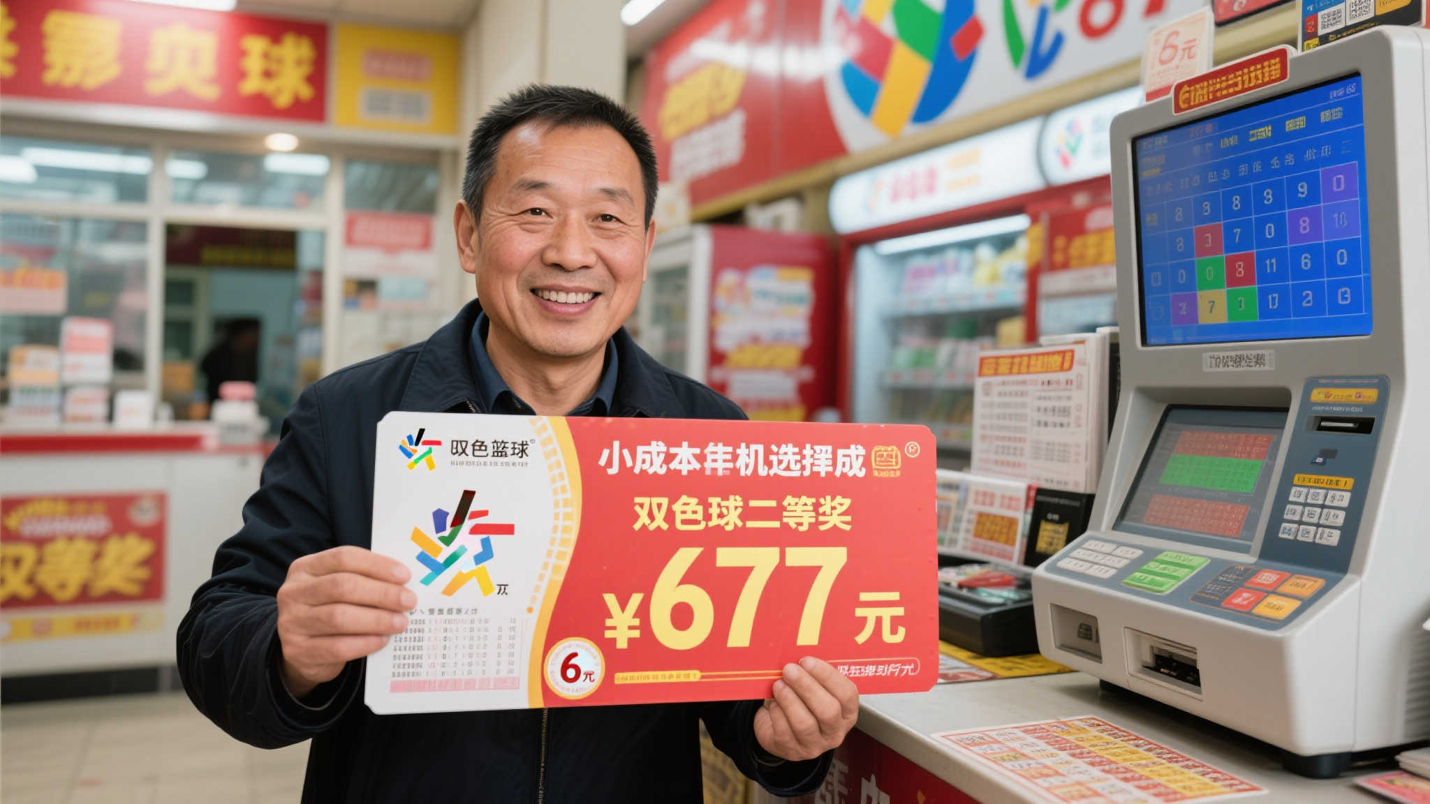 彩民仅花6元机选双色球揽获67万 期待下次摘得一等奖 彩民仅花6元机选双色球揽获67万 期待下次摘得一等奖