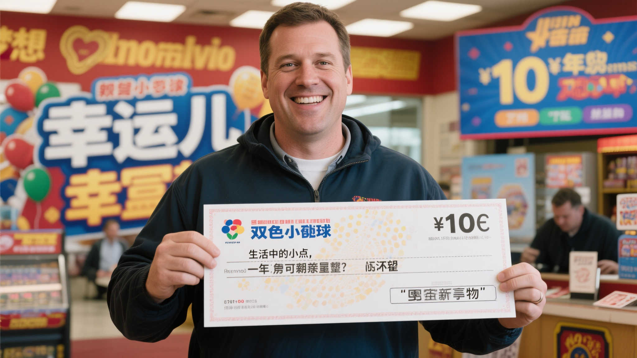 男子10元机选喜中双色球千万大奖，妻子惊呼不敢信！