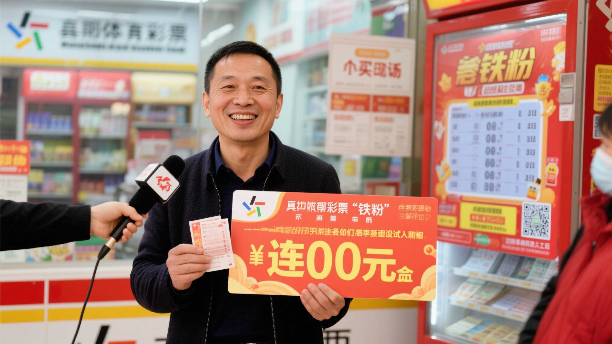 这位彩民在接受采访时表示，自己并不是长期