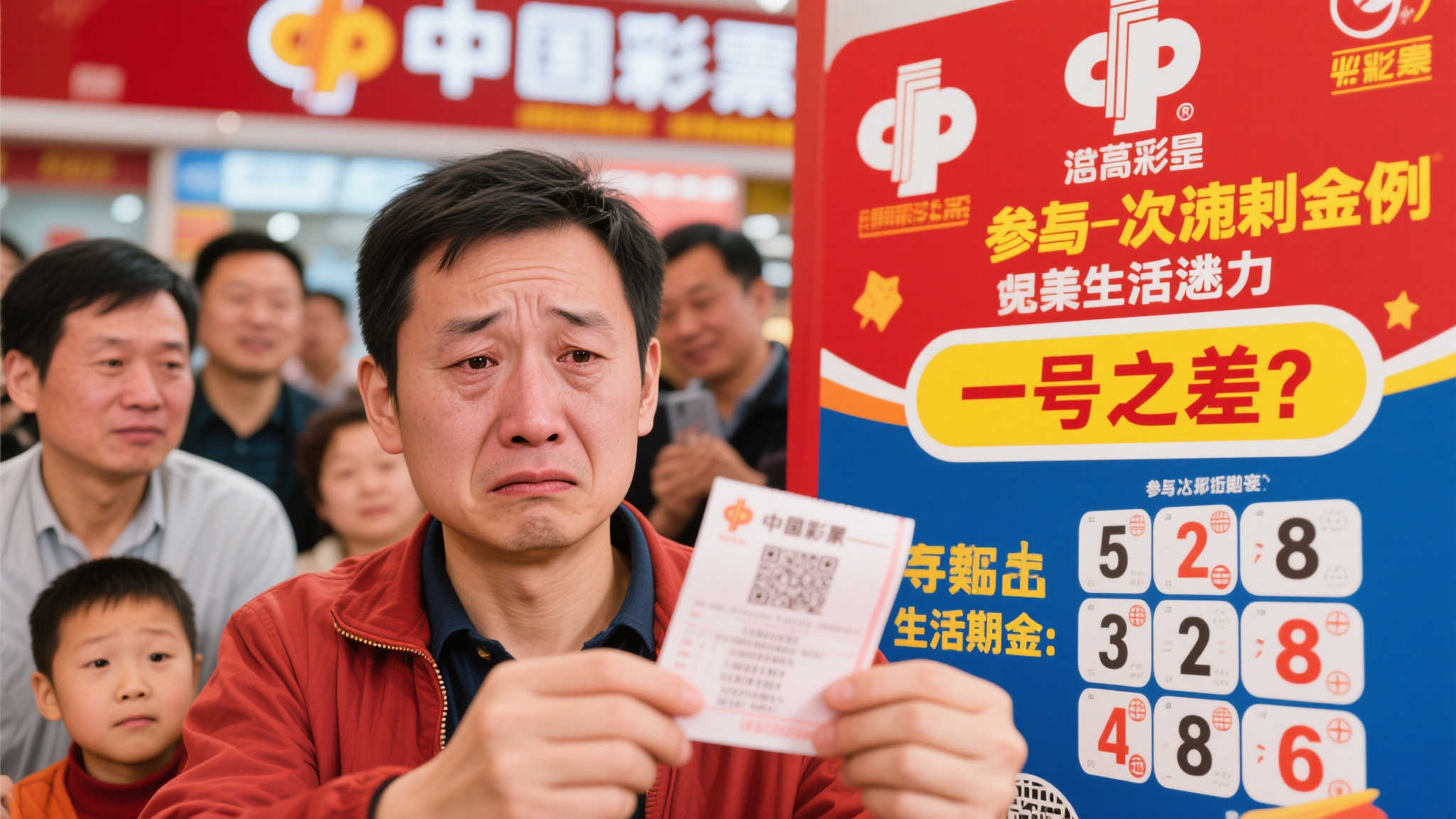 福彩忠实粉丝仅差一号错失1亿大奖!坦然表示中奖已很满足 这种“一号之差”的故事并非个例。不少彩民