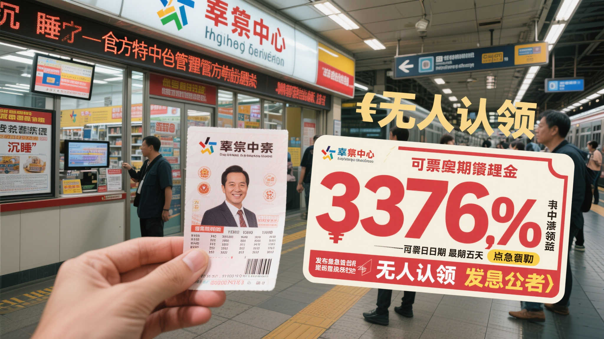 3376万彩票巨奖即将作废,官方联合车站紧急寻人! 3376万彩票巨奖即将作废,官方联合车站紧急寻人!