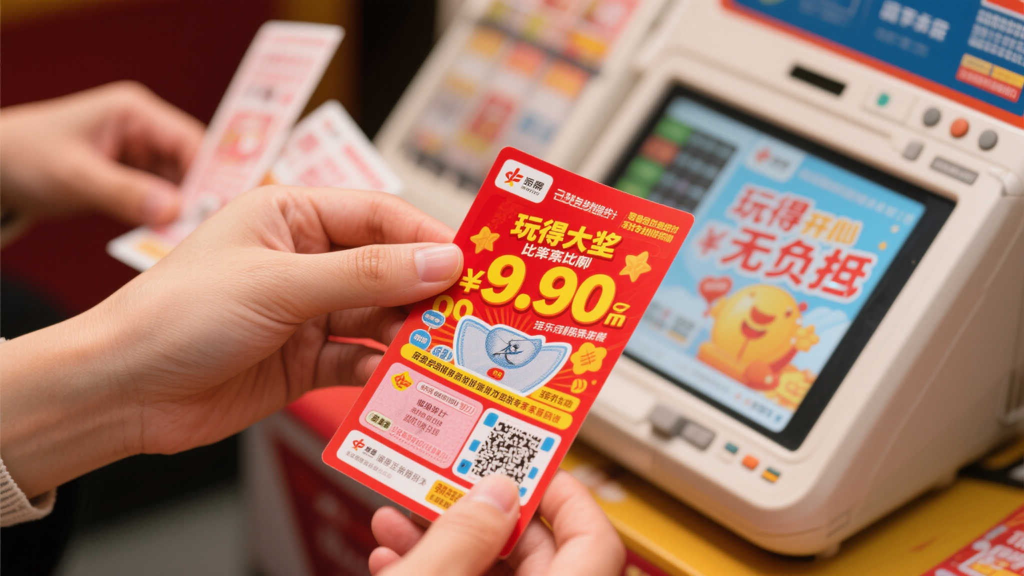 男子仅花10元刮彩票中40万大奖 每次只买一张