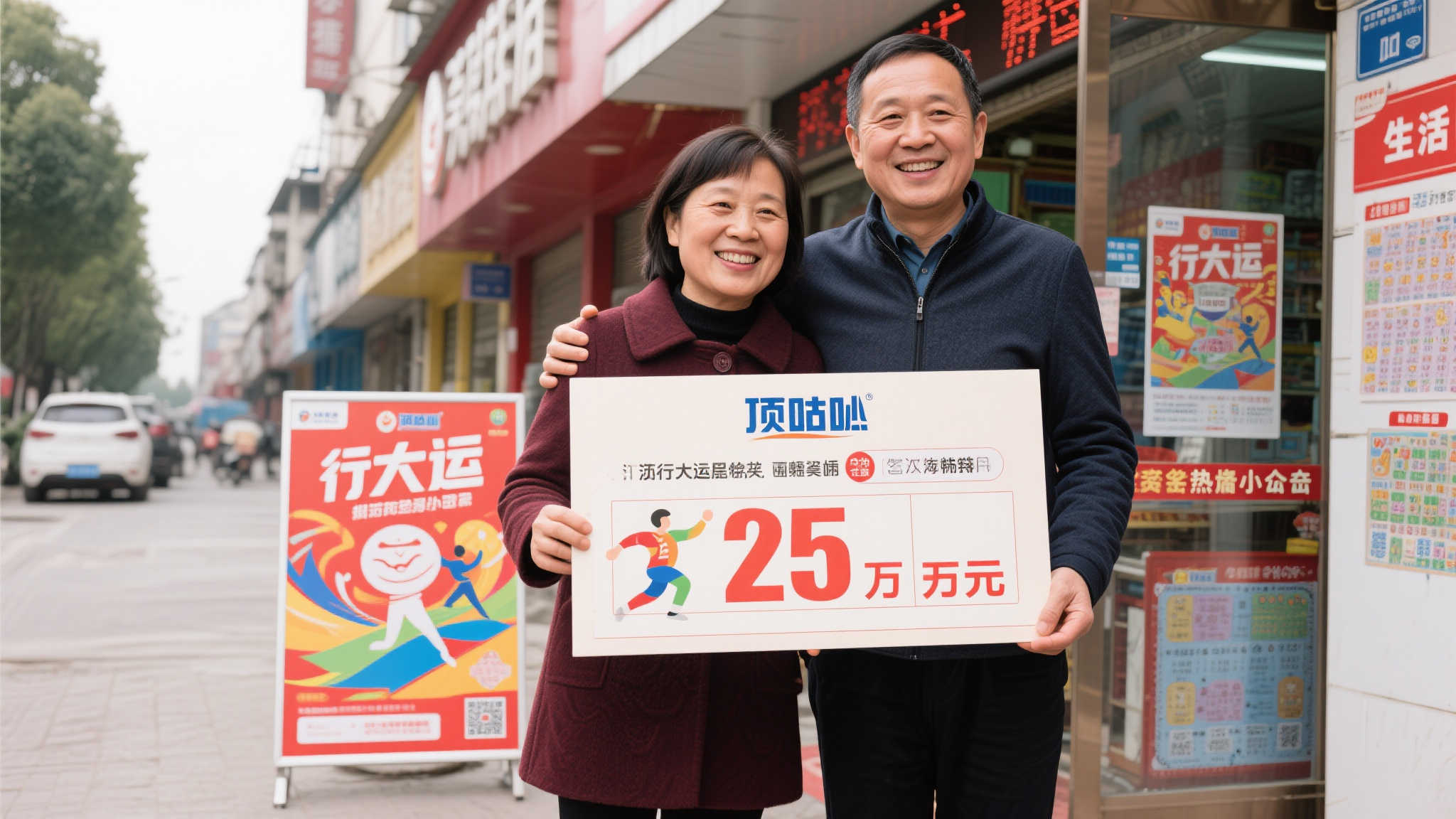 盐城恩爱伉俪齐心领奖 喜获顶呱刮“行大运”25万大奖