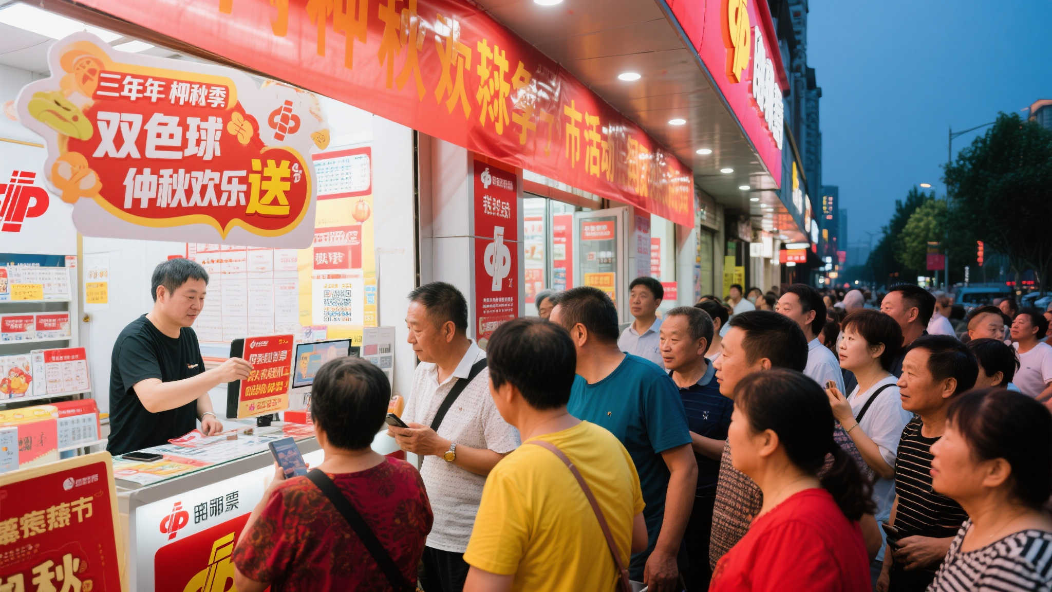 今年的仲秋时节，枣庄福彩以其独特的"双色