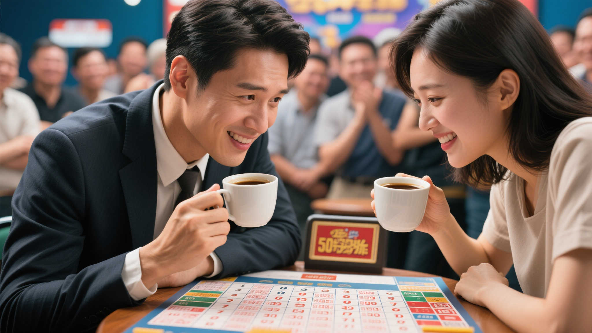 “90后夫妻心有灵犀,联手选号中大奖” 此外,他们还提到一个有趣的小细节:每次选