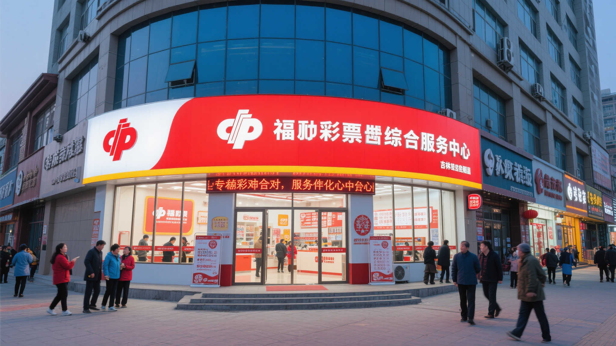 吉林首个 福彩 综合 服务 中心 的 建